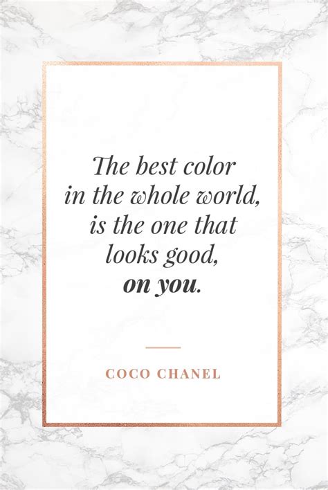 chanel caption|coco chanel color quotes.